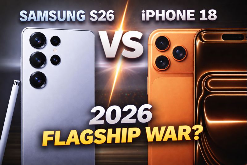 Samsung S26 vs iPhone 18: Apple 'Kills' Base Model? 2026 Flagship War Explodes!