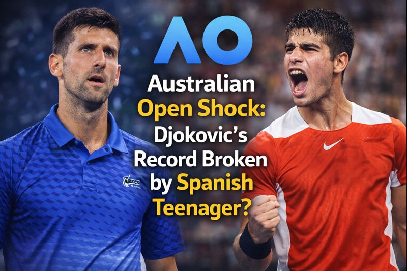 Australian Open Shock: Djokovic’s Record Broken by Spanish Teenager?