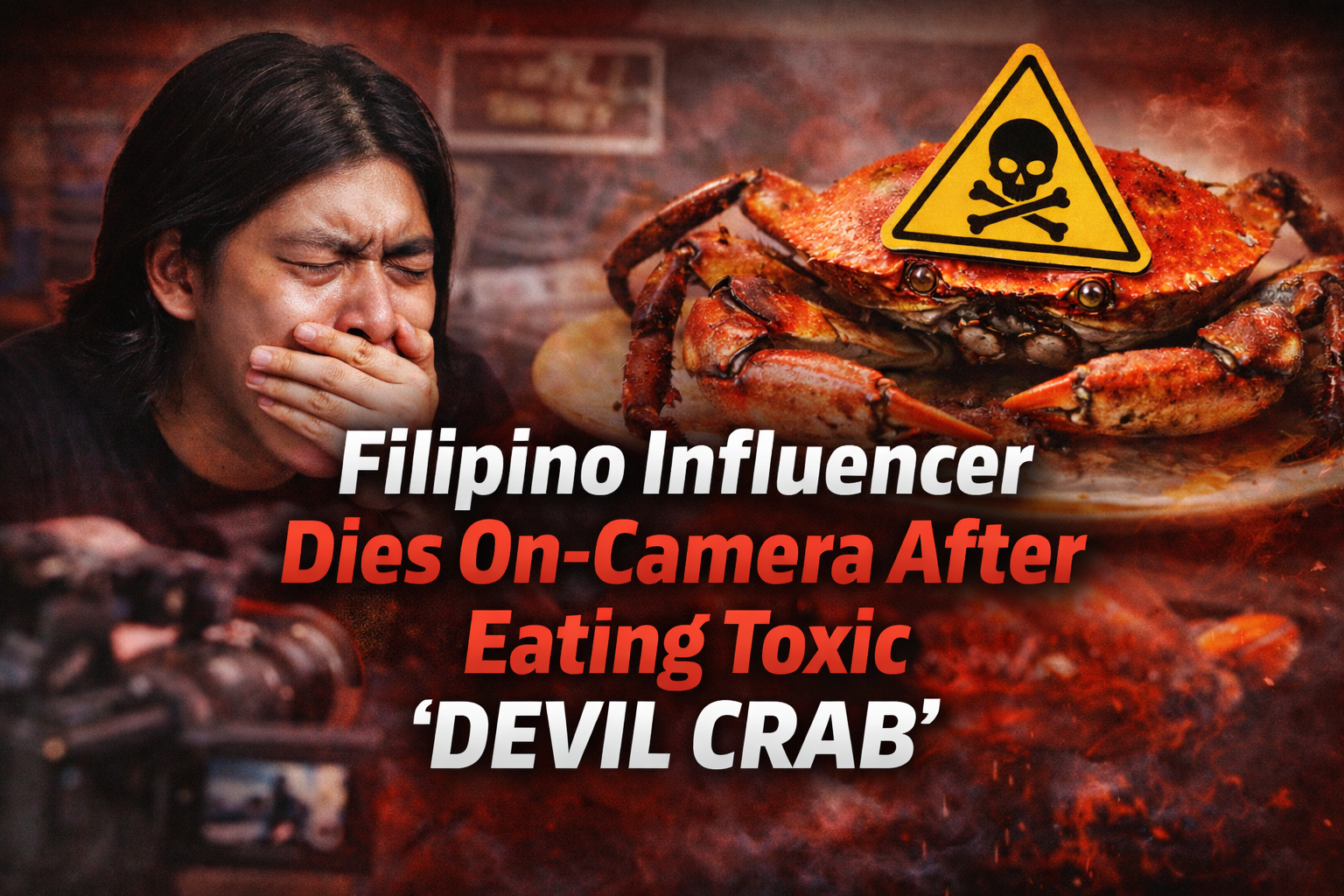 Filipino Influencer Dies After Eating Toxic 'Devil Crab' On-Camera