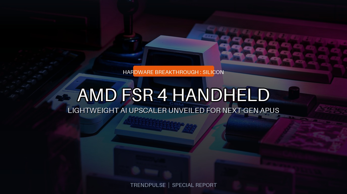 AMD Unveils Lightweight FSR 4 for Handhelds: Inside Jack Huynh's Strategy to Challenge DLSS Without Sacrificing Battery Life